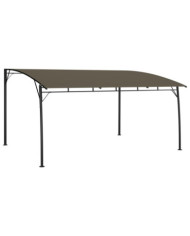 Auvent pare-soleil de jardin 4x3x2,55 m Taupe | Mobilier & Déco