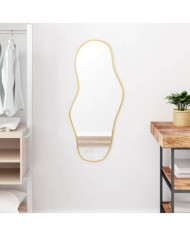 Miroir mural Doré 90x40 cm | Mobilier & Déco