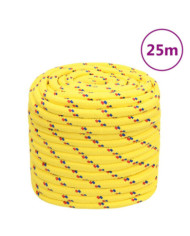 Corde de bateau Jaune 16 mm 25 m Polypropylène | Mobilier & Déco