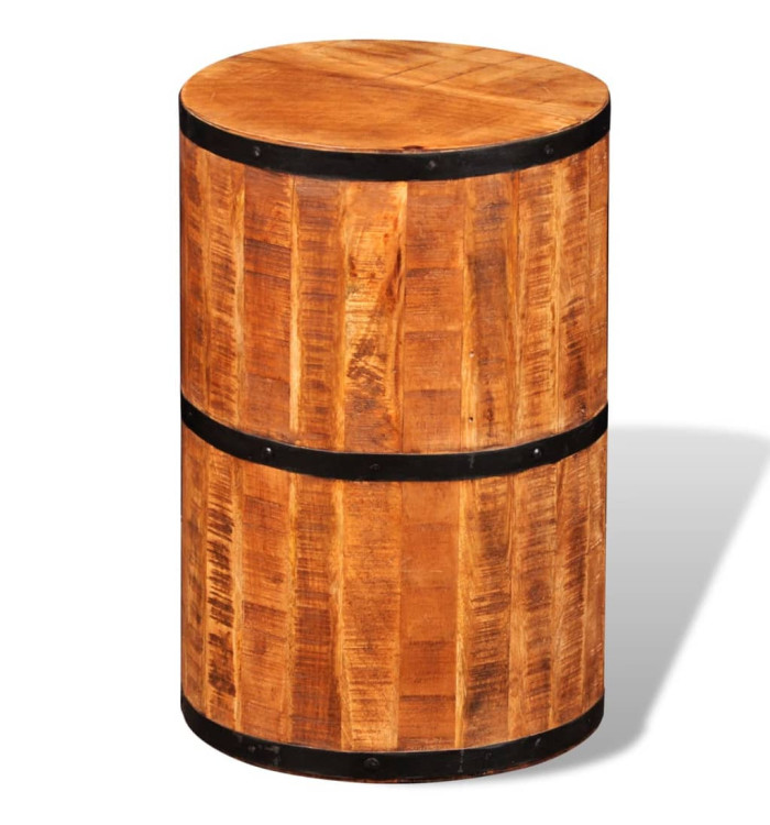Tabouret de bar Bois de manguier brut | Mobilier & Déco