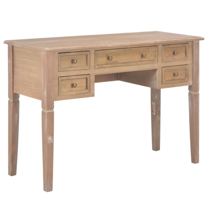 Bureau Marron 109,5 x 45 x 77,5 cm Bois | Mobilier & Déco