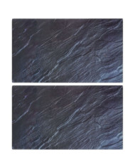 Planches à découper 2pcs motif de pierre naturelle Verre trempé | Mobilier & Déco