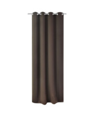 Rideau occultant avec œillets métalliques 270 x 245 cm Marron | Mobilier & Déco