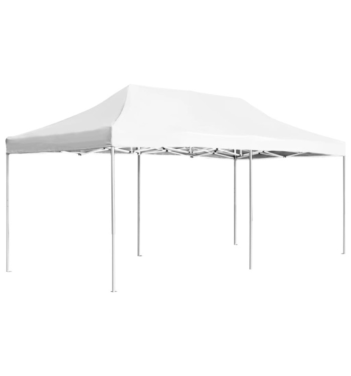 Tente de réception pliable Aluminium 6 x 3 m Blanc | Mobilier & Déco