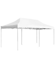 Tente de réception pliable Aluminium 6 x 3 m Blanc | Mobilier & Déco