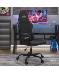 Chaise de jeu de massage noir similicuir | Mobilier & Déco