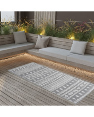Tapis d'extérieur ARAKIL Gris 80x150 cm PP | Mobilier & Déco