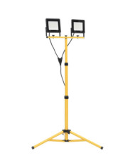 Projecteur à LED avec trépied 2x50 W Blanc froid | Mobilier & Déco