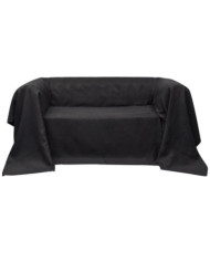 Housse de canapé Micro-suède Anthracite 210x280 cm | Mobilier & Déco