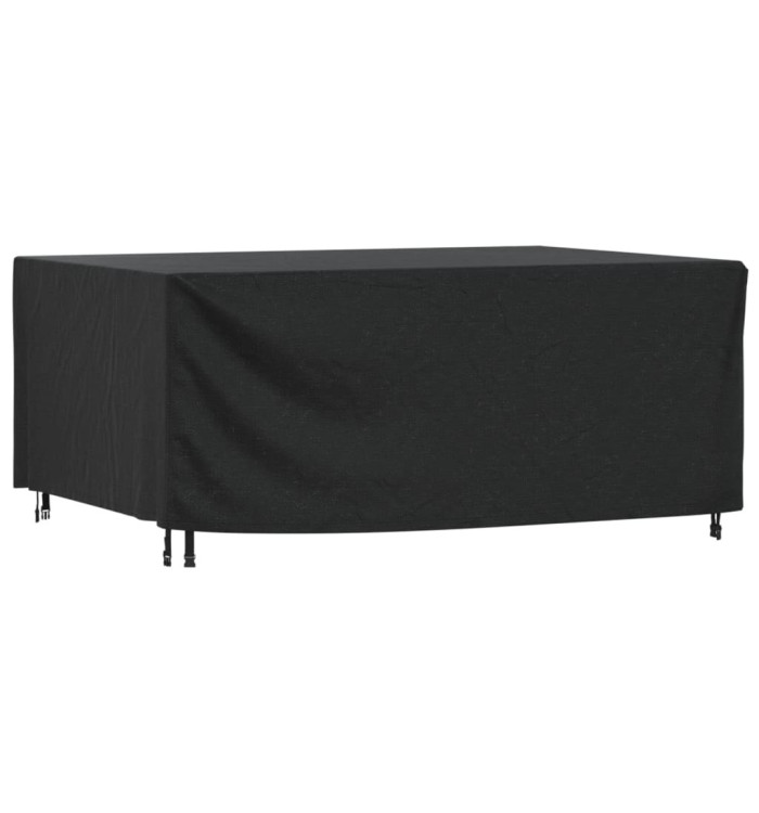 Housse de salon de jardin noir 225x143x90 cm imperméable 420D | Mobilier & Déco