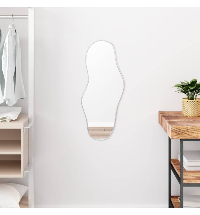 Miroir mural Argenté 70x30 cm | Mobilier & Déco