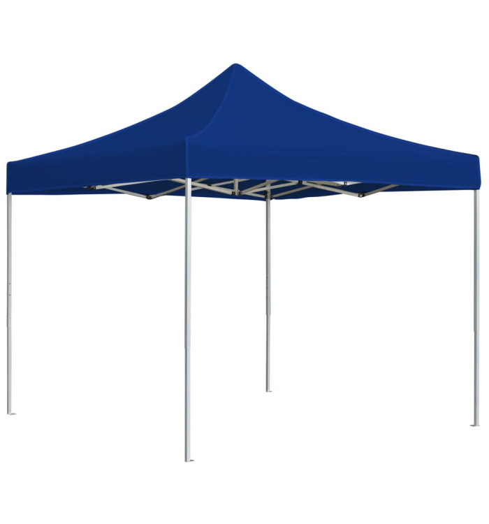 Tente de réception pliable Aluminium 3 x 3 m Bleu | Mobilier & Déco
