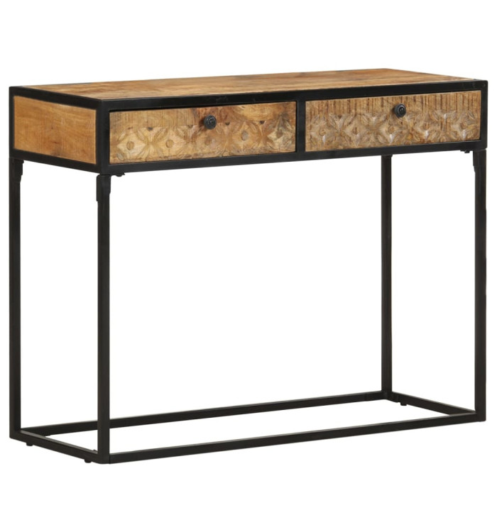 Table console 100x35x75 cm Bois de manguier massif | Mobilier & Déco