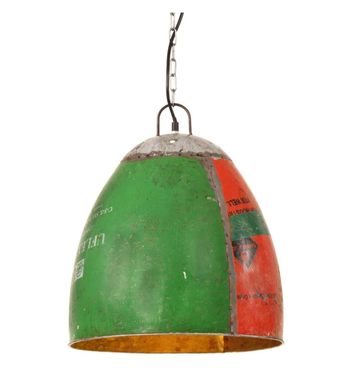 Lampe suspendue industrielle 25 W Multicolore Ronde 42 cm E27 | Mobilier & Déco