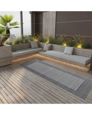 Tapis d'extérieur ARAKIL Noir 80x250 cm PP | Mobilier & Déco