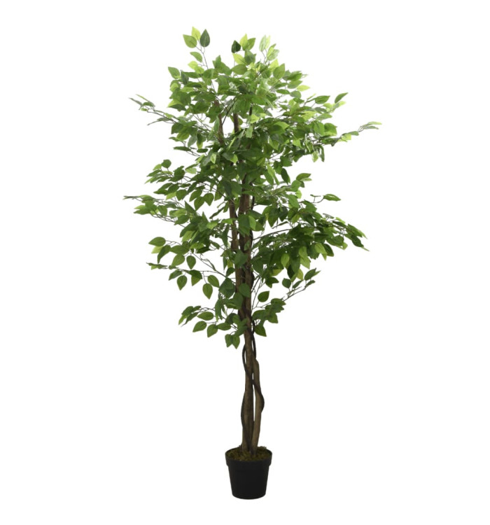 Ficus artificiel 1260 feuilles 200 cm vert | Mobilier & Déco