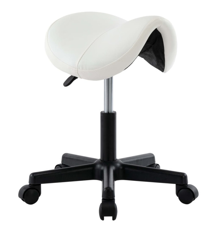 Tabouret de travail Blanc Similicuir | Mobilier & Déco