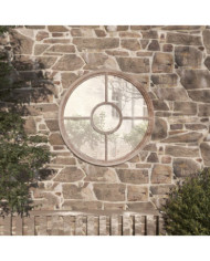 Miroir de jardin Sable 60x4 cm Fer Rond utilisation extérieure | Mobilier & Déco