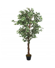 Ficus artificiel 378 feuilles 80 cm vert | Mobilier & Déco