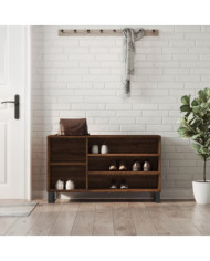 Armoire à chaussures Chêne marron 102x36x60cm Bois d'ingénierie | Mobilier & Déco