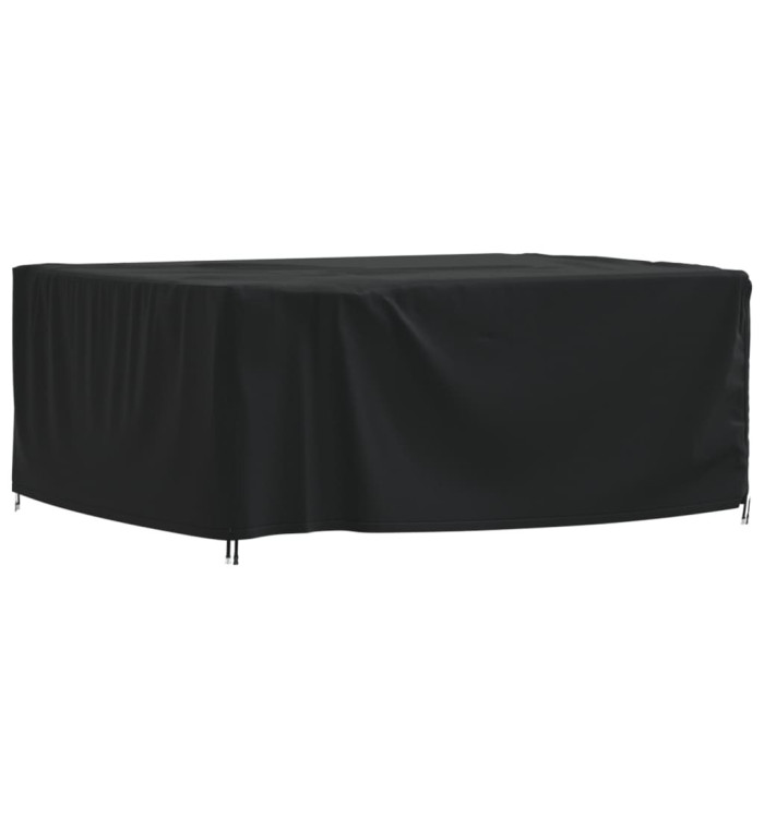Housse de salon de jardin noir 200x165x80 cm oxford 420D | Mobilier & Déco