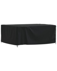 Housse de salon de jardin noir 200x165x80 cm oxford 420D | Mobilier & Déco