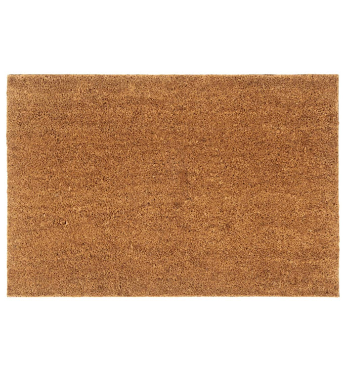Tapis de porte naturel 60x90 cm fibre de coco touffeté | Mobilier & Déco
