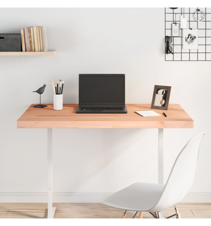 Dessus de bureau 100x60x4 cm bois massif de hêtre | Mobilier & Déco