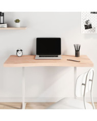 Dessus de bureau 110x(50-55)x4 cm bois massif de hêtre | Mobilier & Déco