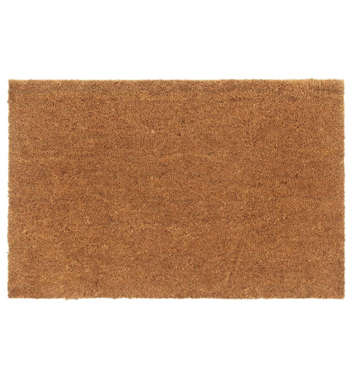 Tapis de porte naturel 65x100 cm fibre de coco touffeté | Mobilier & Déco