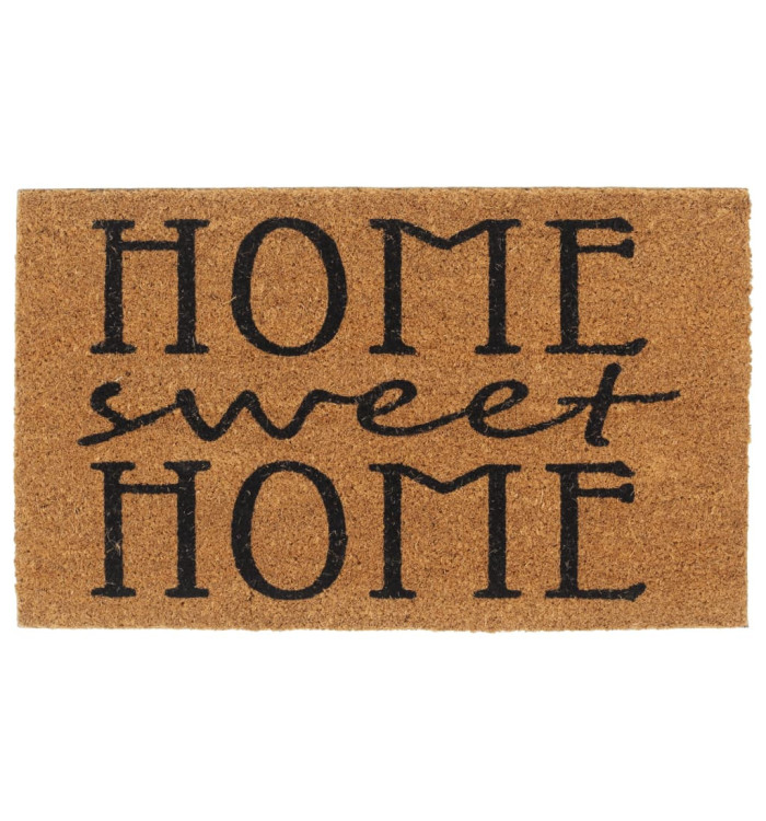 Tapis de porte naturel 45x75 cm fibre de coco touffeté | Mobilier & Déco