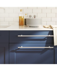 Poignées d'armoire 20 pcs argenté 320 mm acier inoxydable | Mobilier & Déco