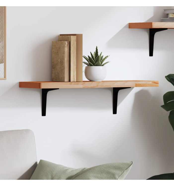 Étagère murale 60x20x2,5 cm bois massif de hêtre | Mobilier & Déco