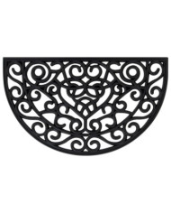 Tapis de porte demi-rond 45x75 cm caoutchouc | Mobilier & Déco