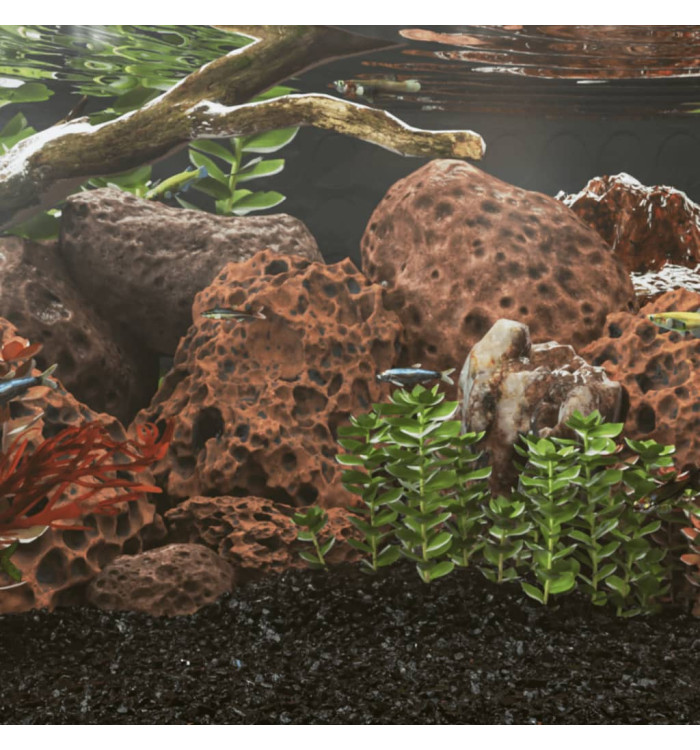 Roches volcaniques 25 kg rouge 10-30 cm | Mobilier & Déco