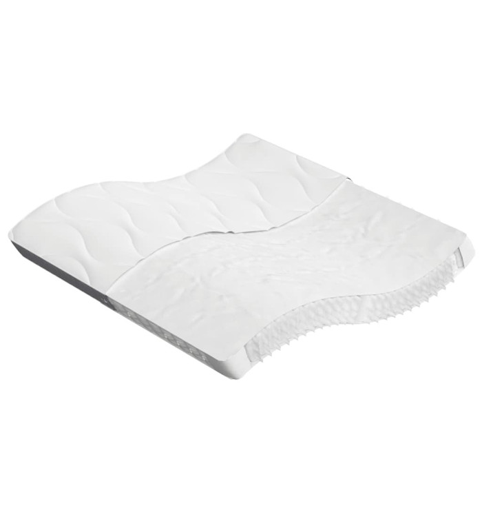 Matelas à ressorts ensachés moyen 200x200 cm | Mobilier & Déco