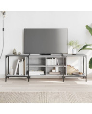 Meuble TV sonoma gris 153x37x50 cm bois d'ingénierie | Mobilier & Déco