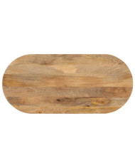 Dessus de table 110x50x3,8 cm ovale bois massif de manguier | Mobilier & Déco