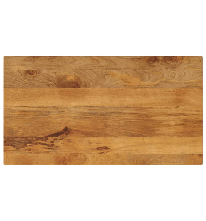 Dessus de table 100x50x3,8cm rectangulaire bois massif manguier | Mobilier & Déco