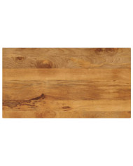 Dessus de table 100x50x3,8cm rectangulaire bois massif manguier | Mobilier & Déco