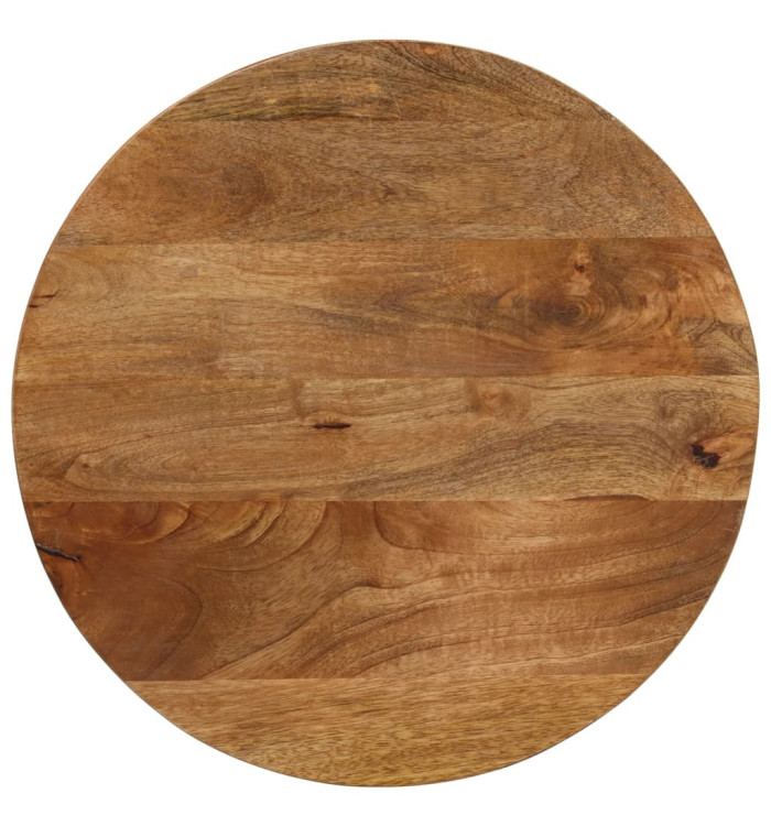 Dessus de table Ø 40x2,5 cm rond bois de manguier massif | Mobilier & Déco