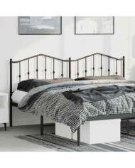 Tête de lit métal noir 180 cm | Mobilier & Déco
