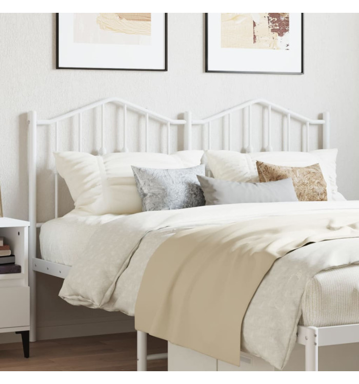 Tête de lit métal blanc 140 cm | Mobilier & Déco