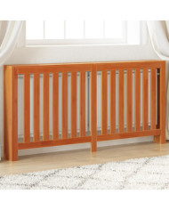 Cache-radiateur cire marron 169x19x84 cm bois massif de pin | Mobilier & Déco