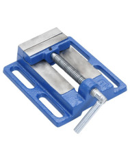 Étau pour perceuse à colonne bleu 76 mm fonte | Mobilier & Déco