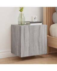 Meubles TV muraux 2pcs sonoma gris 40,5x30x40cm bois ingénierie | Mobilier & Déco