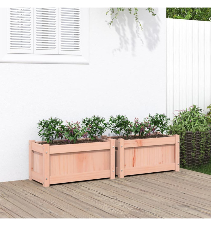 Jardinières 2 pcs bois massif douglas | Mobilier & Déco