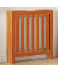 Cache-radiateur cire marron 79,5x19x84 cm bois massif de pin | Mobilier & Déco