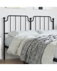 Tête de lit métal noir 160 cm | Mobilier & Déco