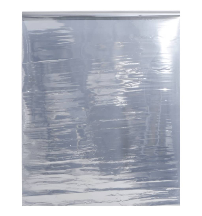 Film solaire à effet réfléchissant statique argenté 60x500 cm | Mobilier & Déco